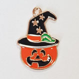 Ciondolo Jack-O-Lantern con Cappello Zucca