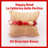 Kit Bracciale Base Cavetto Rosso Arancio