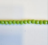 Cipollotti Sfaccettati 3x4mm Verde Prato Coprente Lucido 50pezzi