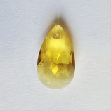 Pendante Goccia Cristallo Brilliance 16mm Ambra/ Giallo