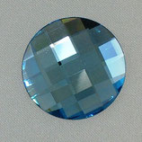 Strass Disco Tondo Swarovski  20mm Crystal Bermuda Blu