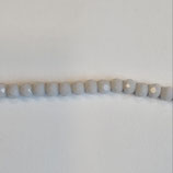 Cipollotti Sfaccettati 3x4mm Grigio Chiaro Coprente Lucido 50pezzi