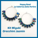 Kit Miyuki Orecchini Jasmin Blu