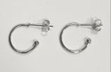 Base Orecchini a Cerchio aperti 15mm Argento