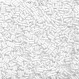 Bugle Beads 3mm col.402 Bianco Lucido