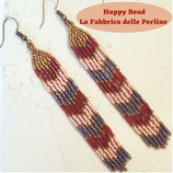 Kit Miyuki Willow Earrings version Pink/ Burgundy/ Purple