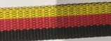 Gurtband PP Deutschland schwarz-rot-gelb