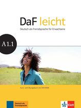 DaF Leicht A1.1 Kurs- und Übungsbuch mit DVD-ROM