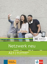 Netzwerk Neu A2.1 Kurs- und Übungsbuch mit Audios und Videos