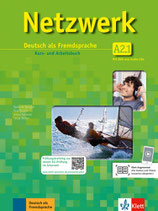 Netzwerk A2.1 Kurs- und Arbeitsbuch Teil 1 + DVD + Audio-CDs