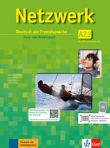 Netzwerk A2.2 Kurs- und Arbeitsbuch Teil 2 + DVD + 2 Audio-CDs