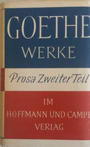 Goethe Werke Prosa II