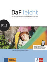 DaF Leicht B1.1 Kurs- und Übungsbuch mit DVD-ROM