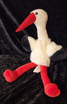 IKEA Stofftier Storch Handpuppe LKURVIG  55 cm