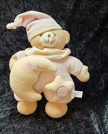 Bieco / Fupa vienna Spieluhr Bär Teddy Mond Stern Zipfelmütze rosa