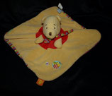 Nicotoy ! Disney baby Schmusetuch Winnie the Pooh gelb/gestreift