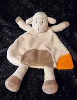 KIK / Ergee  Schmusetuch  Schaf Lamm kuschelig / weiß / beige Beißecke