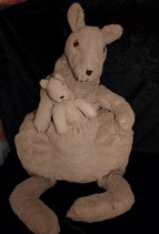 IKEA Klappar Känguru 70 cm OHNE Baby Stofftier  Plüschtier