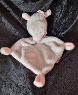 Babydream / ROSSMANN Schmusetuch Hippo Nilpferd rosa weich NEU