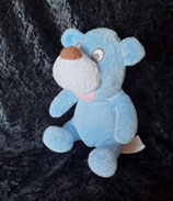 KIK Hund / Bär / Teddy hellblau sitzend