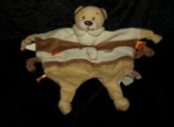 Bieco / Sup Viennea Schmusetuch Teddy / Bär braun / weiß