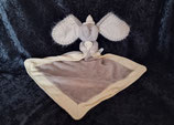 Nicotoy / Baby Club Schmusetuch Dumbo grau Tuch Figur