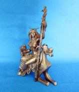 Frigg Frigga Figur aus Polyresin bronziert