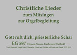 Gott ruft dich, priesterliche Schar EG 587 (Hessen-Nassau, Kurhessen-Waldeck)