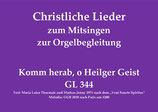 Komm herab, o Heilger Geist GL 344