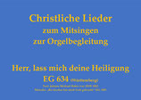 Herr, lass mich deine Heiligung EG 634 (Württemberg)