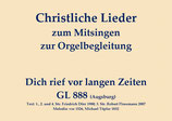 Dich rief vor langen Zeiten GL 888 (Augsburg)