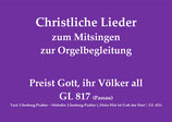 Preist Gott, ihr Völker all GL 817 (Passau)
