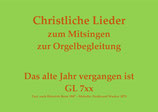 Das alte Jahr vergangen ist GL 7xx (Ostdeutsche Bistümer, Paderborn)