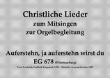 Auferstehn, ja auferstehn wirst du EG 678 (Württemberg)
