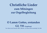 O Lamm Gottes, erstanden GL 735 (Augsburg)
