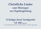 O heilger Josef, hochgeehrt GL 890 (Speyer)