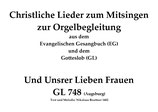 Und Unsrer Lieben Frauen GL 748 (Augsburg)