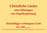 Dreifaltiger verborgner Gott GL 769 (Paderborn)