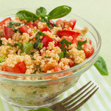 Taboulet, Couscous-Gemüse-Salat (vegan)