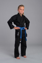 Karate-Anzug - schwarz 140 -160 cm