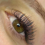 extensions "eyelash to eyelash" method