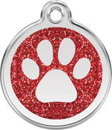 Glitter Paw Print