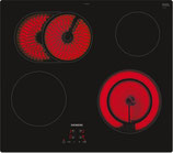 SIEMENS Q300, Elektro-Kochfeld, 60 cm, Schwarz, Rahmenlos aufliegend ET651BNA1E