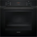 SIEMENS  iQ300, Einbau-Backofen, 60 x 60 cm, Deep black inox HB234A0B0
