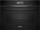 SIEMENS  iQ700, Einbau-Kompaktdampfbackofen, 60 x 45 cm, Schwarz, Edelstahl CS736G1B1