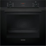 SIEMENS  iQ300, Einbau-Backofen, 60 x 60 cm, Deep black inox HB234A0B0