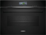 SIEMENS  iQ700, Einbau-Kompaktdampfbackofen, 60 x 45 cm, Schwarz, Edelstahl CS736G1B1