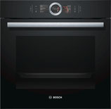 BOSCH  Serie 8, Einbau-Dampfbackofen, 60 x 60 cm, Schwarz HSG636BB1, OHNE OVP