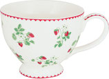 Greengate Große Teetasse Berry white