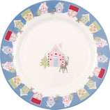 Greengate Frühstücksteller Plate Laura Homes dusty blue